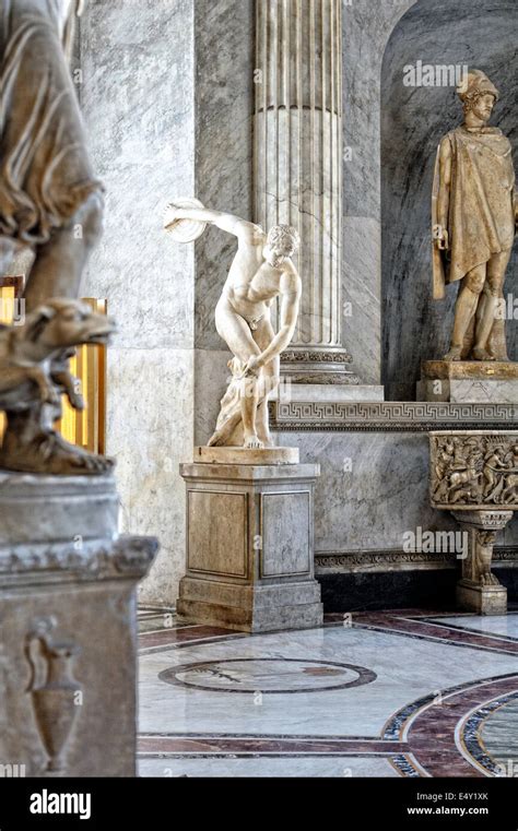 Sculptures in Vatican museum Stock Photo - Alamy