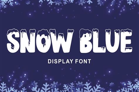 20+ Cool Snowy Fonts to Feel Winter Mood - Decolore.Net