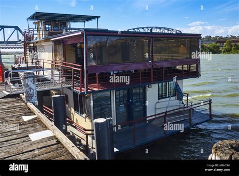 Captain Proud Paddle Boat Cruises on the pier of Murray Bridge, Sauth ...