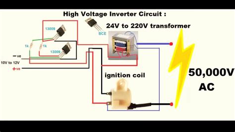 12v Dc To 220v Ac Inverter Circuit Diagram