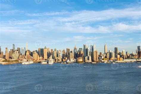 New York City Manhattan midtown skyline at dusk 11103392 Stock Photo at ...