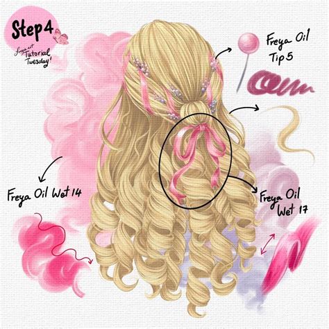 Barbie Hair Tutorial for Procreate