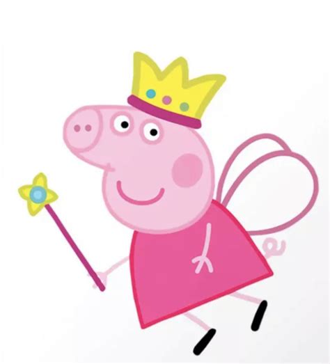 Princess Fairy Peppa Pig Pre Cut 4 Inch Edible Icing Cake Topper – House of Cakes