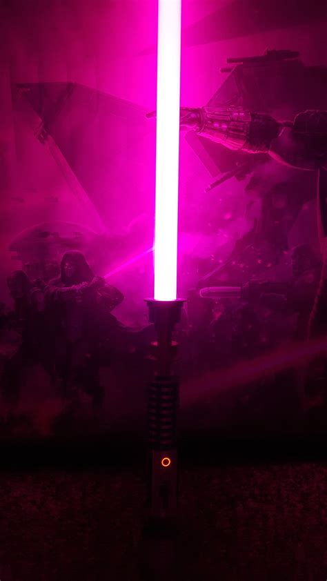 Hot Pink Lightsaber | Star wars movies posters, Star wars background, Star wars pictures