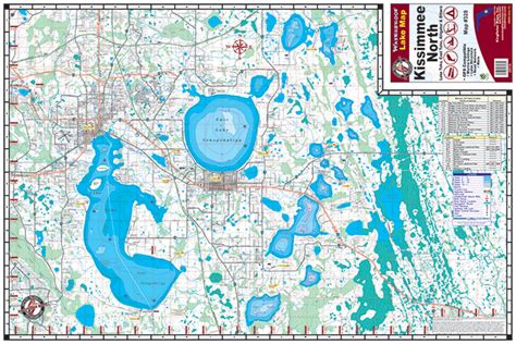 Kissimmee Chain NORTH Waterproof Map#328 – Kingfisher Maps, Inc.