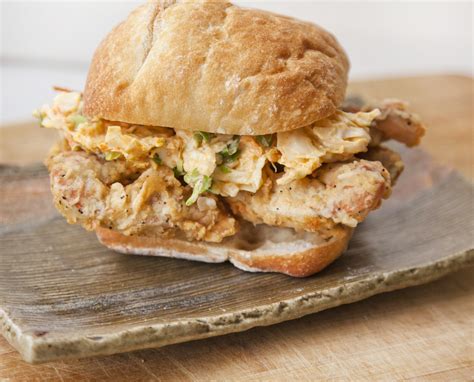 fried soft shell crab sandwich