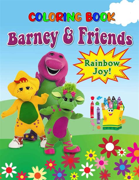 Buy Rainbow Joy! - Barney & Friends Coloring Book: Easy And Fun ...