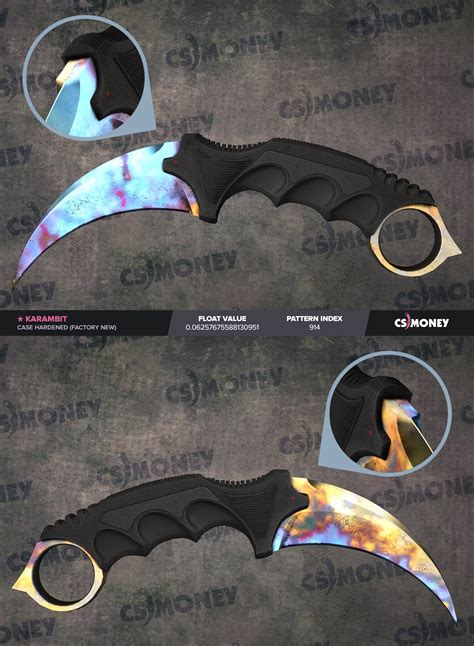 [H] FN Karambit Case Hardened Blue Gem #914 [W] 1500k / 2800USD Bitskins : GlobalOffensiveTrade