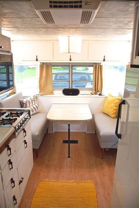 Amazing Rv Camper Trailer Pup Tent Must See43 | Vintage camper interior ...