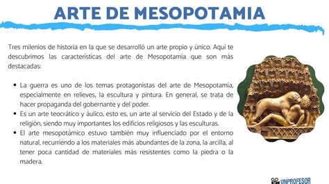 Arte de MESOPOTAMIA: características principales - RESUMEN