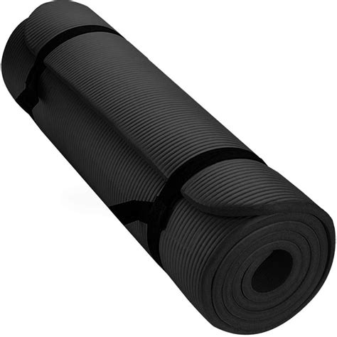 Aduro Sport Yoga Workout Mat, 1/2-Inch Extra Thick Yoga Foam Mat (Black) - Walmart.com - Walmart.com