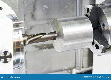 Metal Working Drilling on Machine Tool Stock Image - Image of machining, tool: 55829163