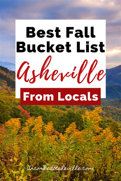 Are you looking for things to do in Asheville, NC this fall? As AVL ...