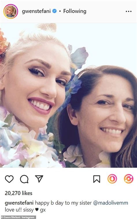 Gwen Stefani, 53, shares rare picture with her sister Jill to wish her a happy birthday - Sound ...