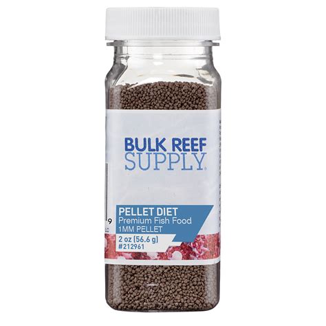 2oz Premium Saltwater Fish Food Pellets - Bulk Reef Supply - Bulk Reef Supply