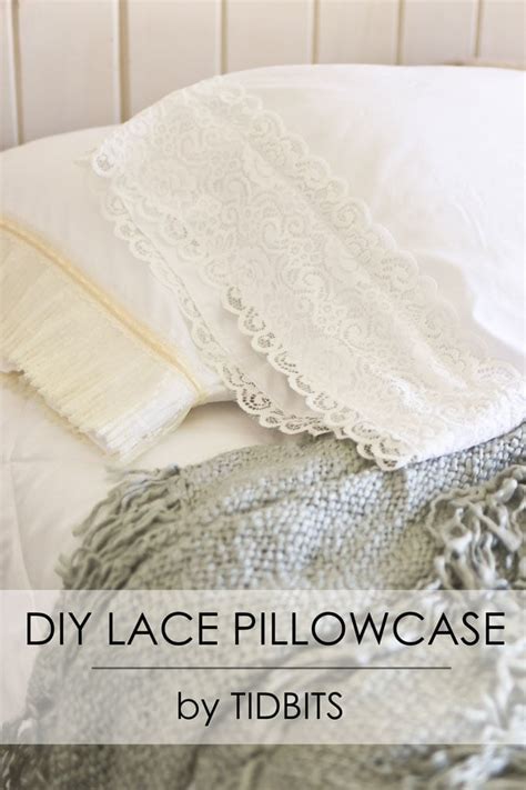 DIY Lace Pillowcase - Ella Claire