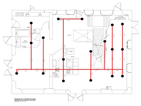 Fire Sprinkler System Rcp | EdrawMax Free Templates | Sprinkler system design, Fire sprinkler ...