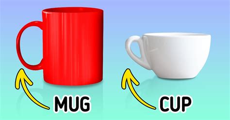 What the Difference Between a Cup and a Mug Is / 5-Minute Crafts