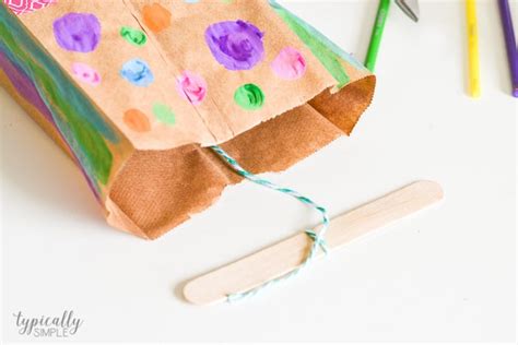 paper bag kite craft-1 - Typically Simple