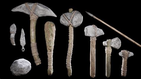 Primitive Stone Age Weapons Pack in Weapons - UE Marketplace