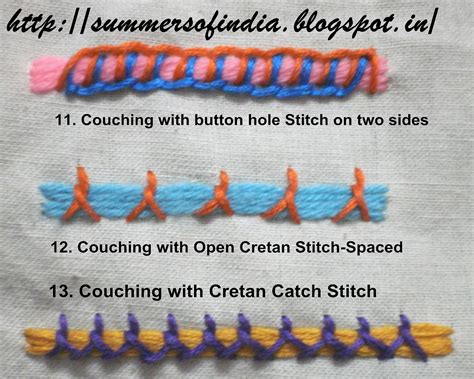 SummersofIndia: Couching Stitches-1