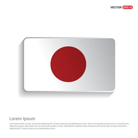 Japan flag design vector 13285647 Vector Art at Vecteezy