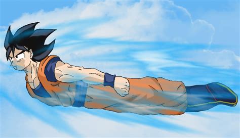 Flying Goku by CyrusBalzack on DeviantArt