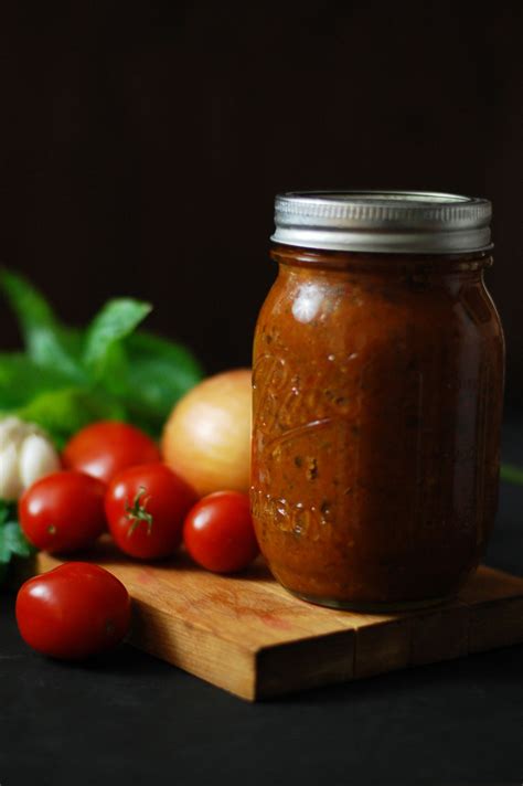 Marinara Sauce with Fresh Tomatoes | Canning recipes, Food, Homemade sauce