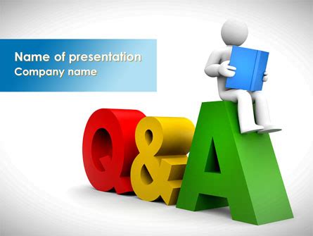 Questions & Answers Presentation Template for PowerPoint and Keynote | PPT Star