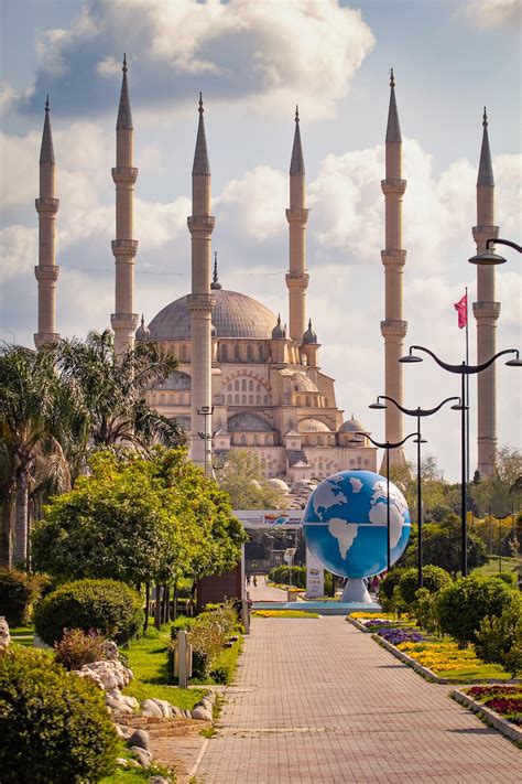 Park near Sabanci Merkez Mosque · Free Stock Photo