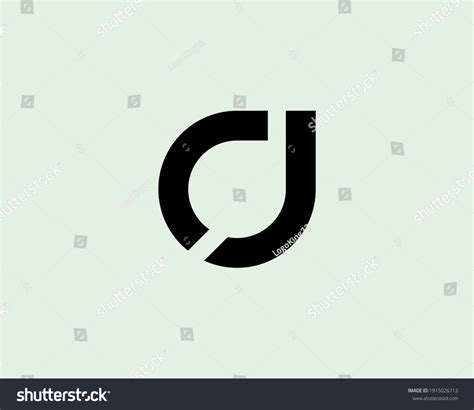 Letter Cj Jc Logo Design Vector Stock Vector (Royalty Free) 1915026712 | Shutterstock
