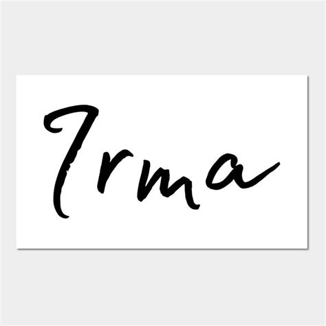 Irma Name Calligraphy Wall Art Print | Personalized Gift Idea