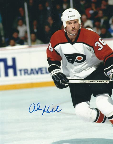 Autographed AL HILL 8X10 Philadelphia Flyers Photo - Main Line Autographs