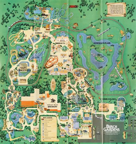 Busch Gardens Tampa Map Pdf | Fasci Garden