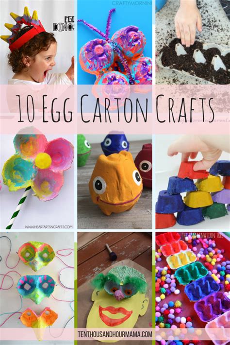 10 fun egg carton crafts for kids: Friday Funday