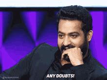 Any Doubts.Gif GIF - Any doubts Jrntr Tarak - Discover & Share GIFs