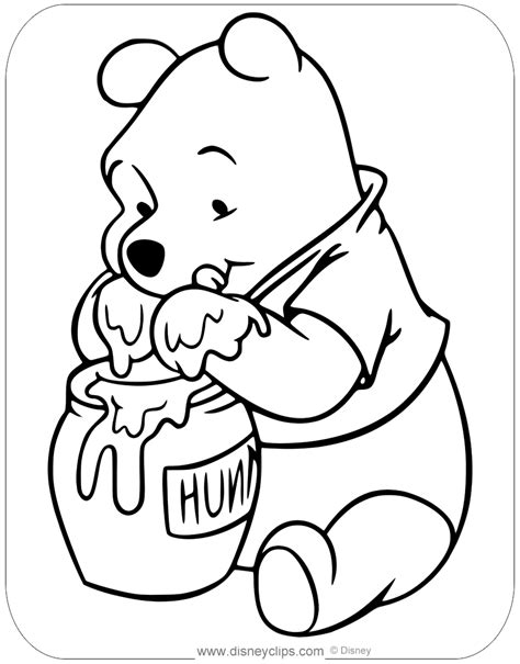 Honey Coloring Page