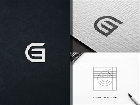 GE MONOGRAM LOGO DESIGN by Meizzaluna Design on Dribbble