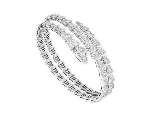 Bvlgari Serpenti Bracelet, Bvlgari Jewelry, Coil Bracelet, White Gold Bracelet, Luxury Jewelry ...