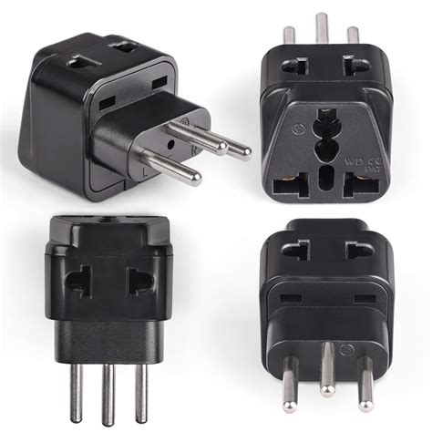 Buy OREI Switzerland Power Plug Adapter, 2 in 1 USA Grounded Connection ...