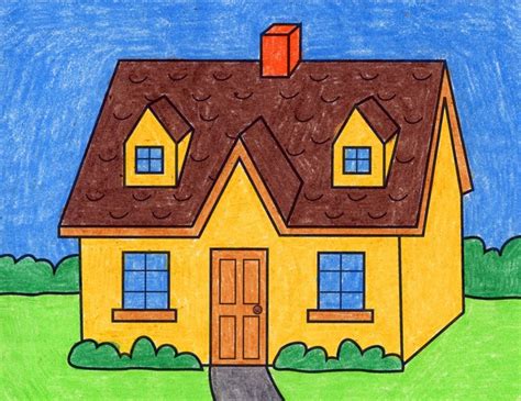 How to Draw a House · Art Projects for Kids