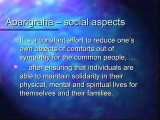 Yoga moral principles - yama and niyama | PPT