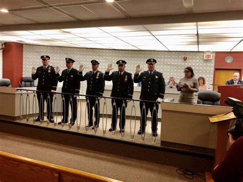 Bayonne Police Department Gets Seven New Officers. 18 Promoted in City Hall Ceremony - TAPinto