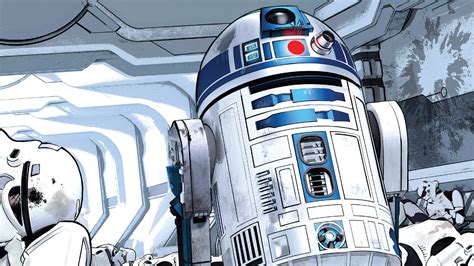 R2-D2 Comic Star Wars HD Wallpaper