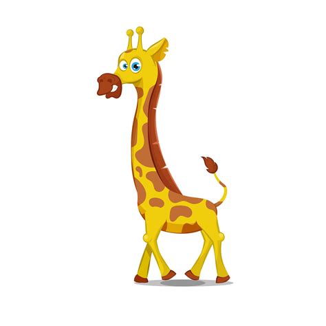 Cartoon giraffe illustration - Download Free Vectors, Clipart Graphics ...