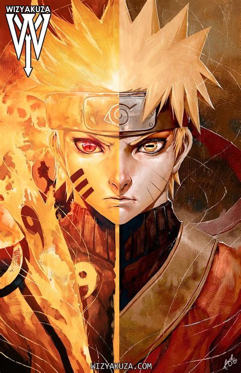9-Tails / Sage Mode Split Naruto Vs Sasuke, Naruto Uzumaki Shippuden, Anime Naruto, Sakura Anime ...