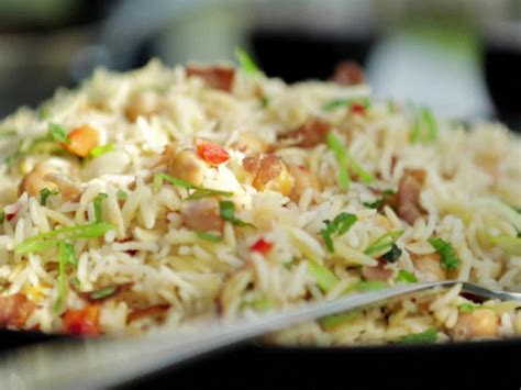 Basmati Rice Pilaf with Prosciutto, Garbanzo Beans and Orzo Recipe ...