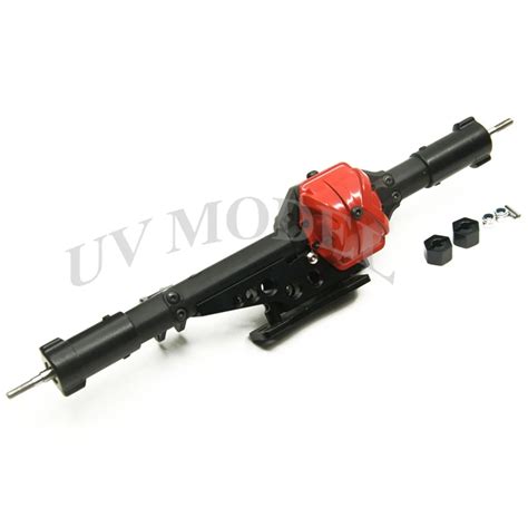 RC 1/10 Rock Crawler Car Parts Axle Alloy Aluminum Rear Axle For RC Axial Wraith Car Rock ...