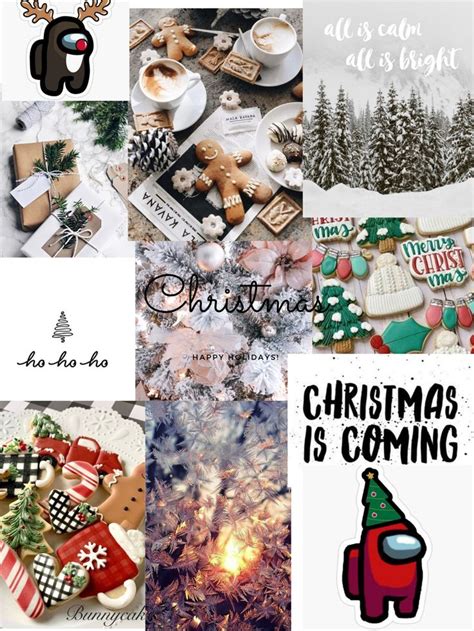 Among Us Christmas Wallpaper | Christmas wallpaper, Christmas is coming ...