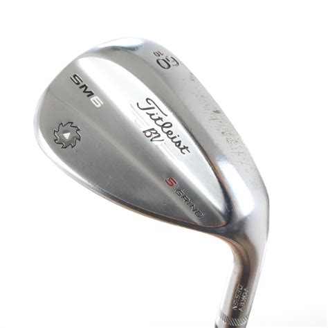 Titleist Vokey SM6 Tour Chrome Wedge 60 Degrees 60.10 Steel S Grind 44178A - Mr Topes Golf